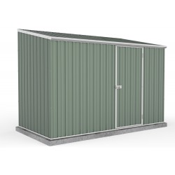 Absco 30151SK 3.00m x 1.52m x 2.08m Single Door Skillion Garden Shed Large Garden Sheds Colorbond